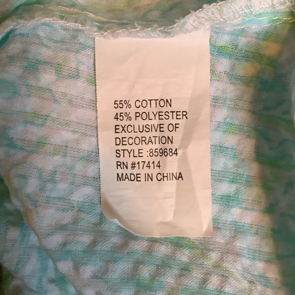 Miss Elaine House Dress Size S - Picture 7 of 9